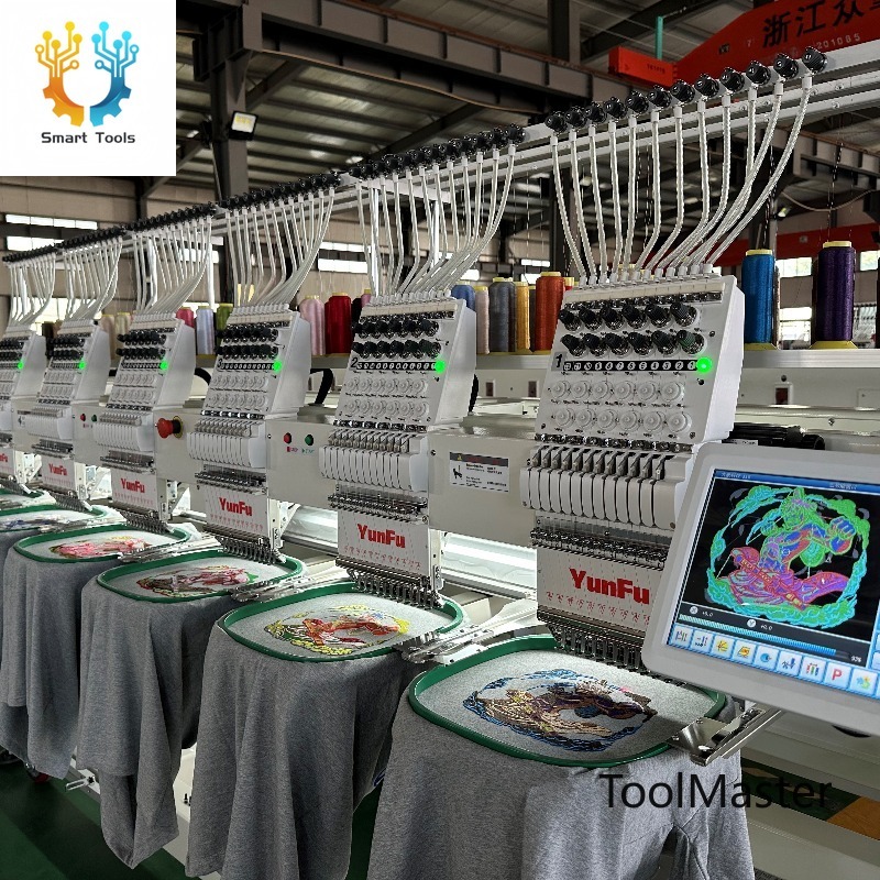 Embroidery Machine - [2026] YUNFU Yüksek Hızlı 6 Kafalı