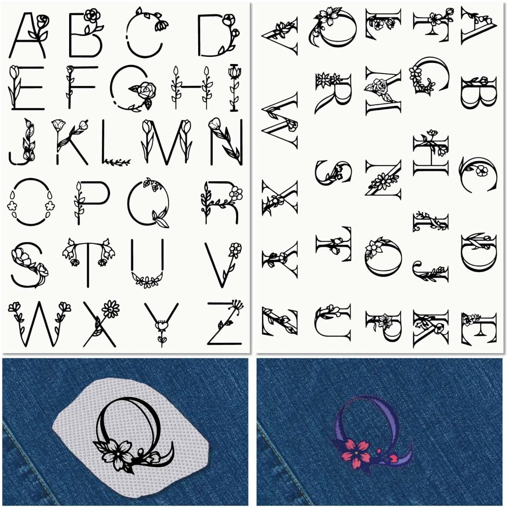 Embroidery Stitches - Mektup A-Z Suda Çözünür Nakış Stabilizatörleri