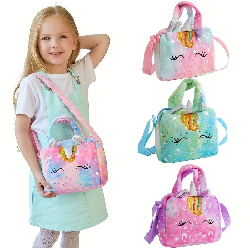Embroidery Love - Tatlı Unicorn Çanta Kızlar Için Güzel