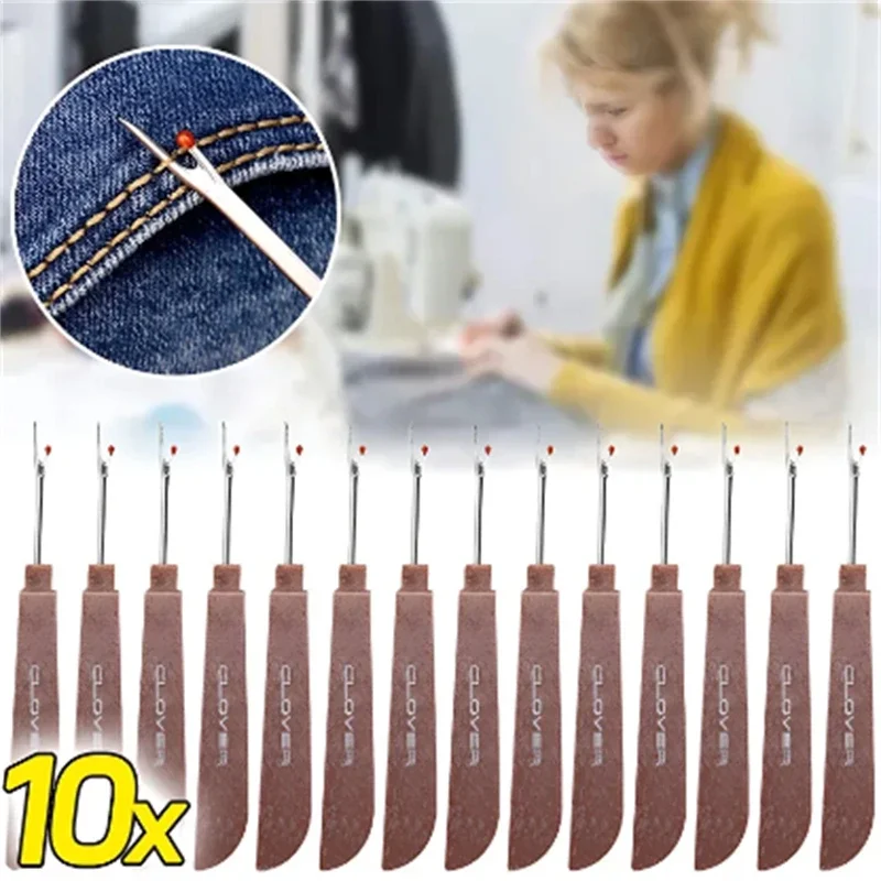 Embroidery Removal - 1/10 adet çelik iplik kesici ahşap