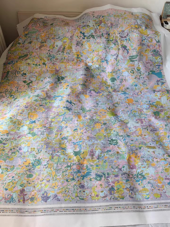 Embroidery Job - ZZ7074 ZZ7068 14CT 16CT Tuval Üzerine
