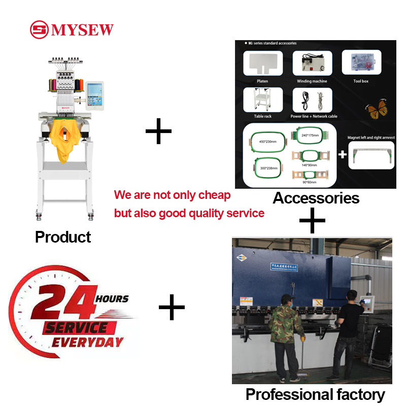 MYSEW MFS800 Tek Kafa 9 İğneli - Embroidery Machine incelemesi ve fiyatı