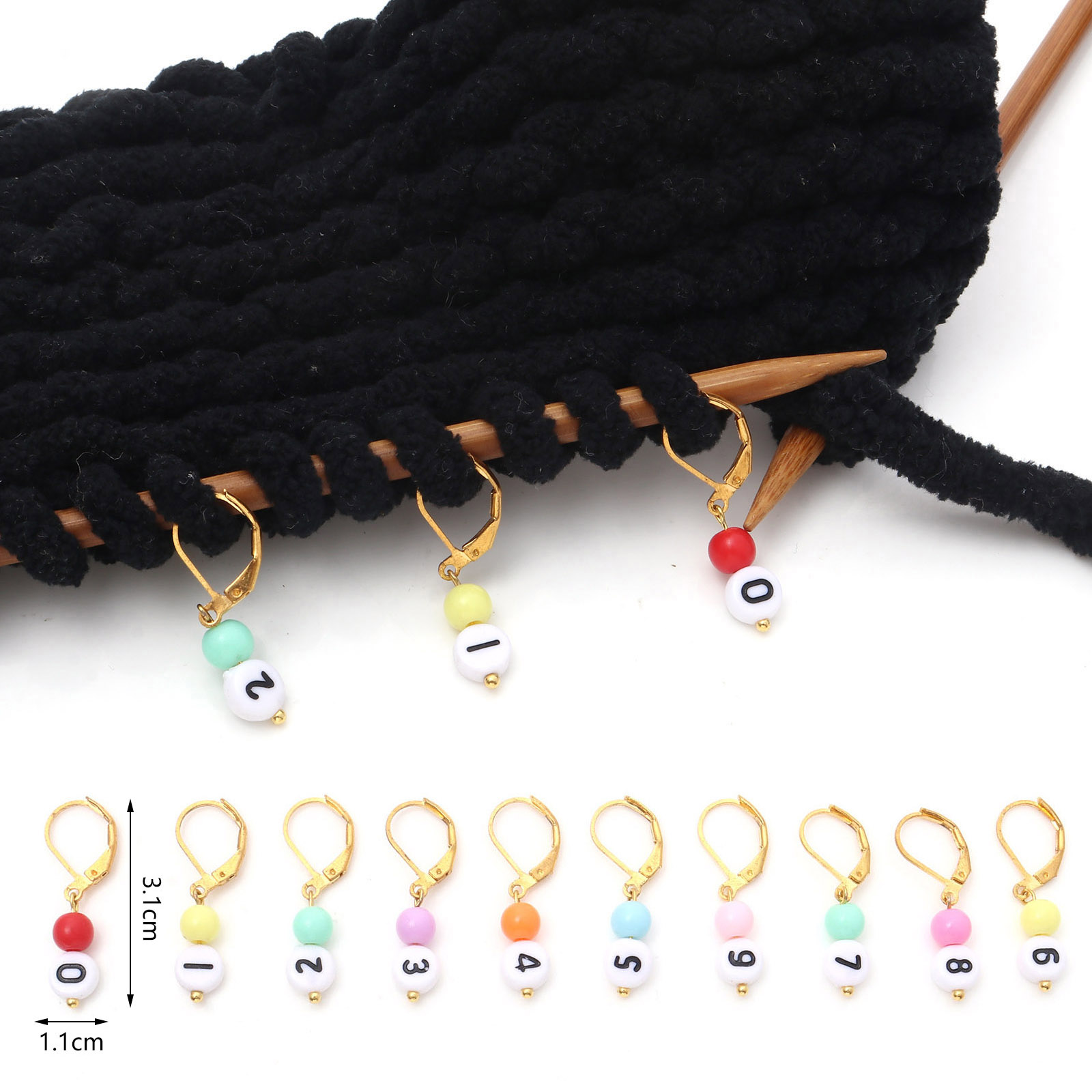 1 takım (10 adet/takım) bakır  - Stitch Marker Ring incelemesi ve fiyatı