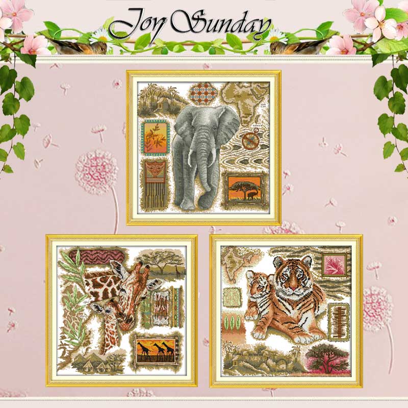 Afrika hayvanlar sayılan çapra - Embroidery Job incelemesi ve fiyatı