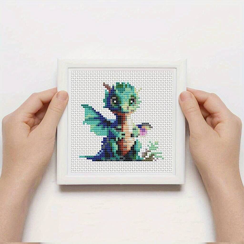 12 adet ejderha çapraz dikiş 1 - Embroidery Job incelemesi ve fiyatı