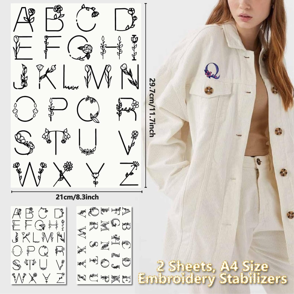 Mektup A-Z Suda Çözünür Nakış  - Embroidery Stitches incelemesi ve fiyatı