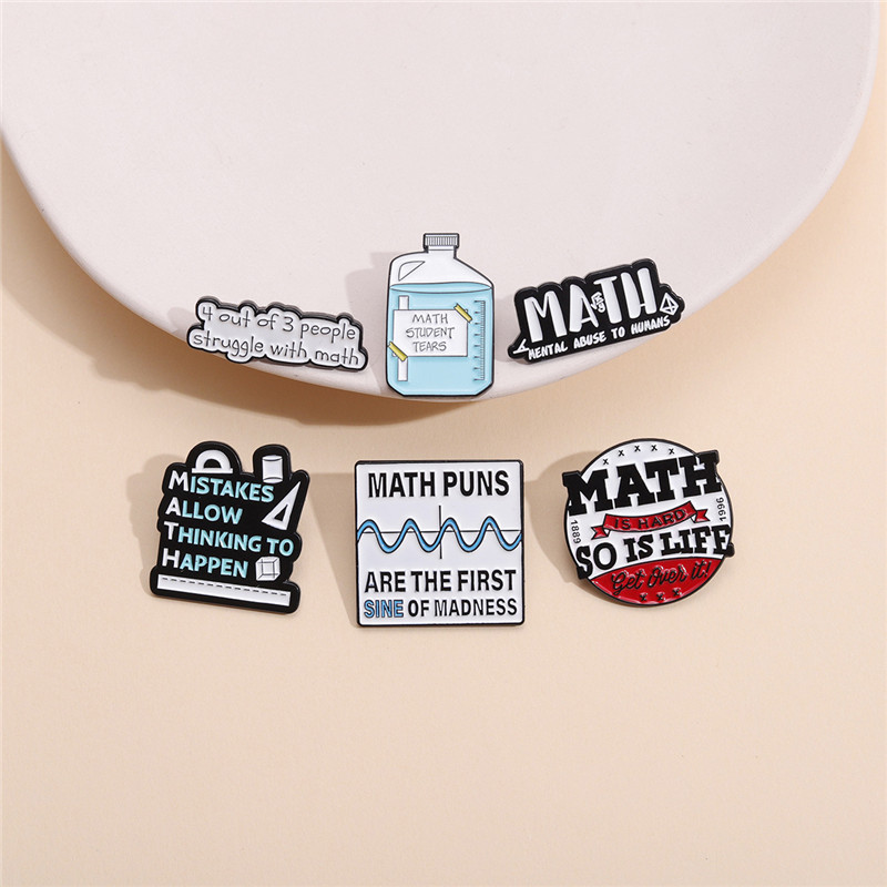 Yaratıcı Matematik Emaye Broş  - Embroidery Love incelemesi ve fiyatı