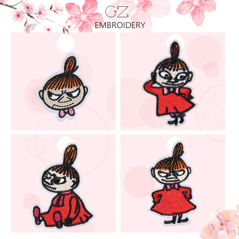 Moomin sevimli karikatür işlem - Embroidery Patch incelemesi ve fiyatı
