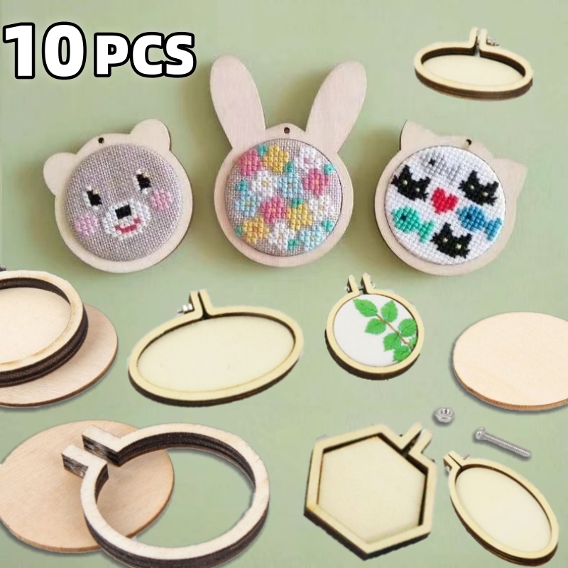 10 adet Mini gergef ahşap halk - Embroidery Ring incelemesi ve fiyatı