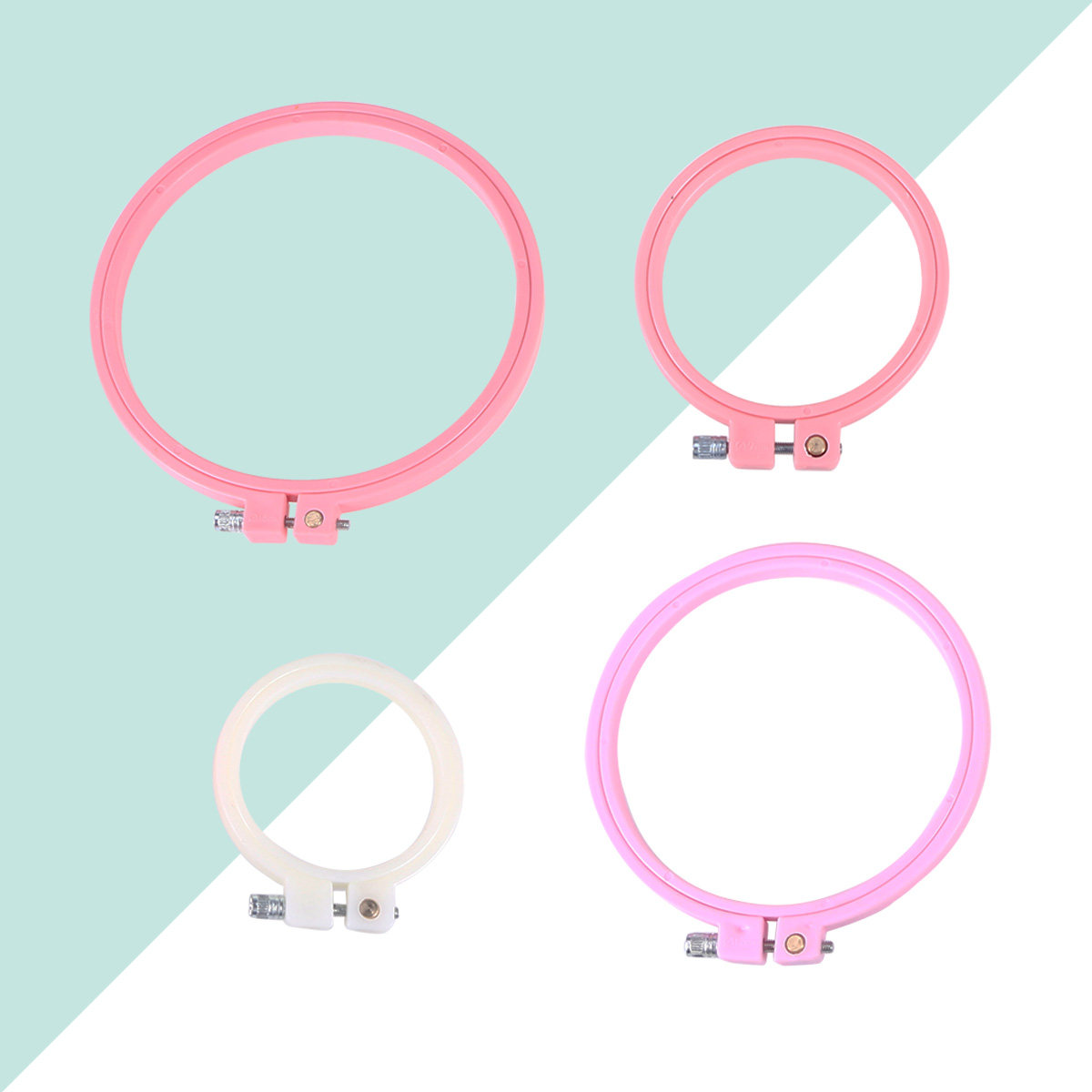 4 Adet Ayarlanabilir Plastik K - Embroidery Ring Sizes incelemesi ve fiyatı