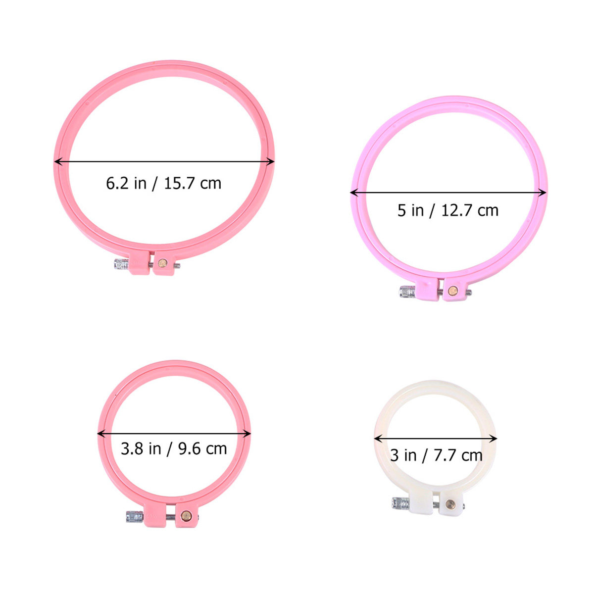 4 Adet Ayarlanabilir Plastik K - Embroidery Ring Sizes incelemesi ve fiyatı