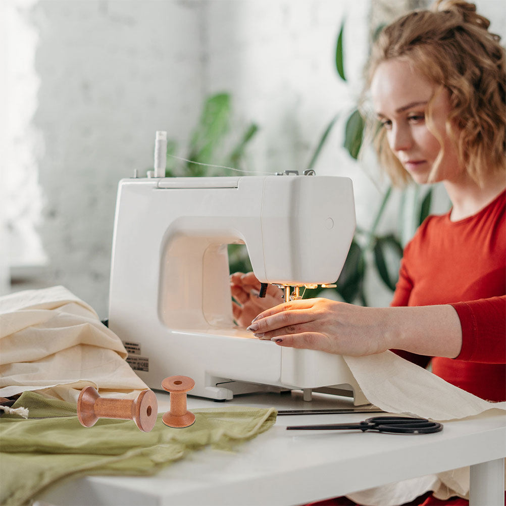 7 Adet Ahşap İplik Makarası Vi - Embroidery Thread Yarn incelemesi ve fiyatı