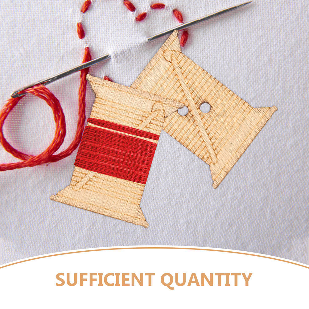 100 Adet Ahşap Nakış İpliği Bo - Embroidery Stitches incelemesi ve fiyatı