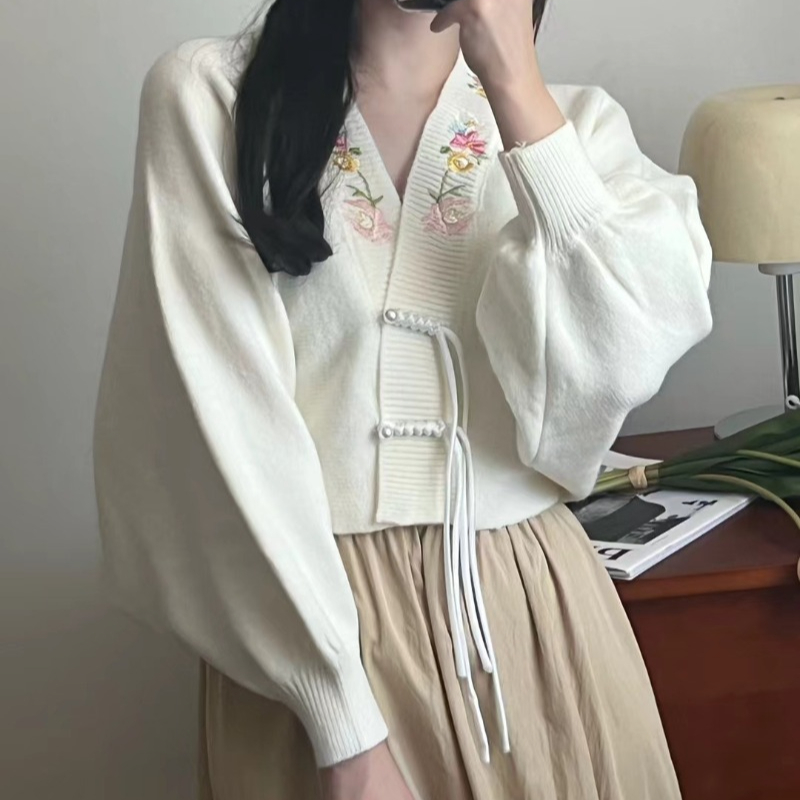 Hırka Kadın V Yaka Yeni Çin Ta - Embroidery Thread Yarn incelemesi ve fiyatı