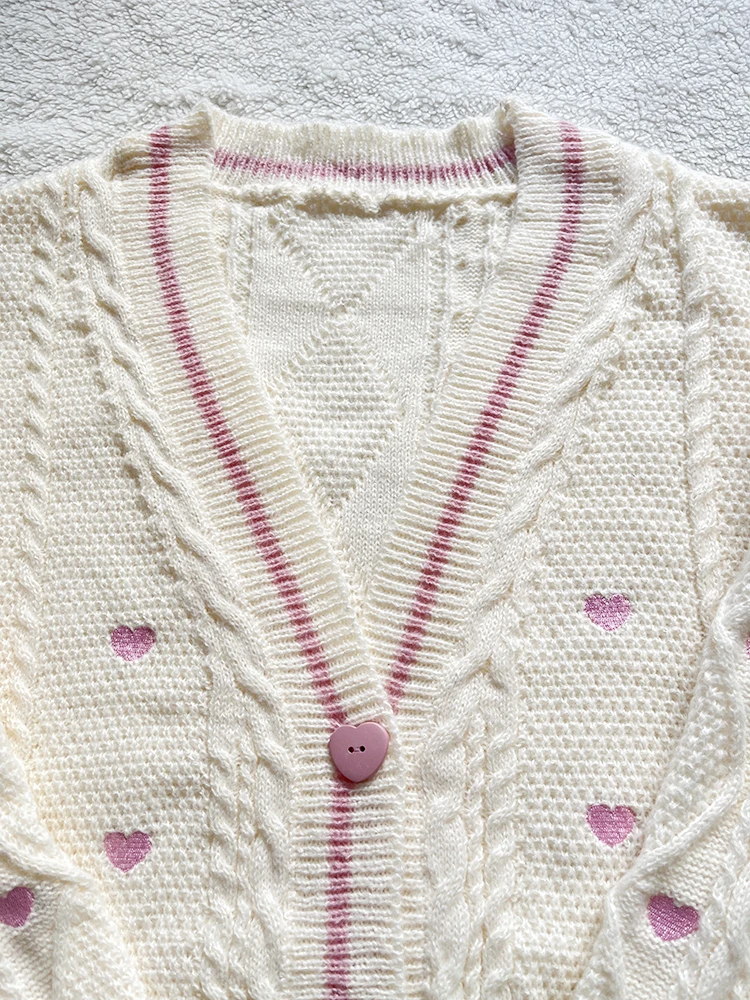 Pembe Kalp Düğmeli Nakış Yamal - Embroidery Thread Yarn incelemesi ve fiyatı