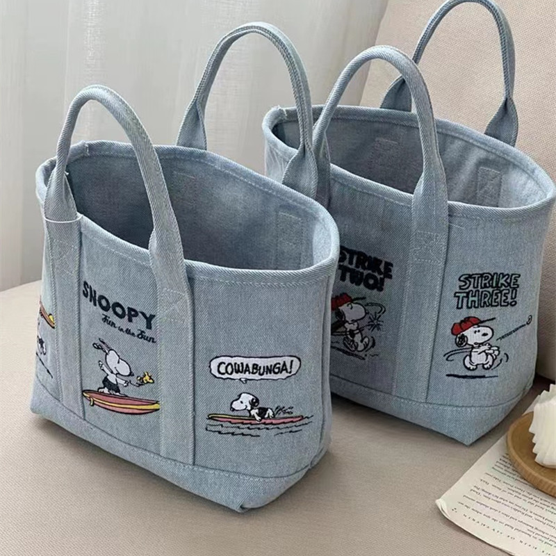 Yeni Snoopy Comic Denim Tote,  - Embroidery Job incelemesi ve fiyatı