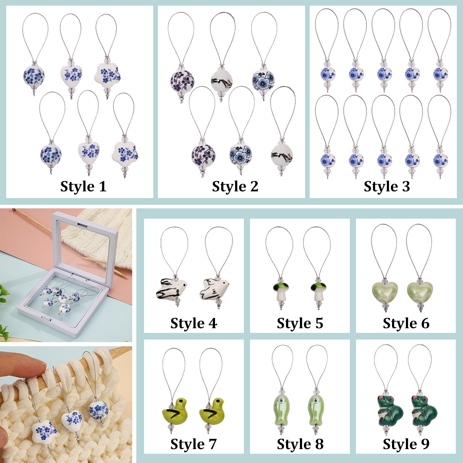 2/6 adet dikiş İşaretleyiciler - Stitch Marker Ring incelemesi ve fiyatı