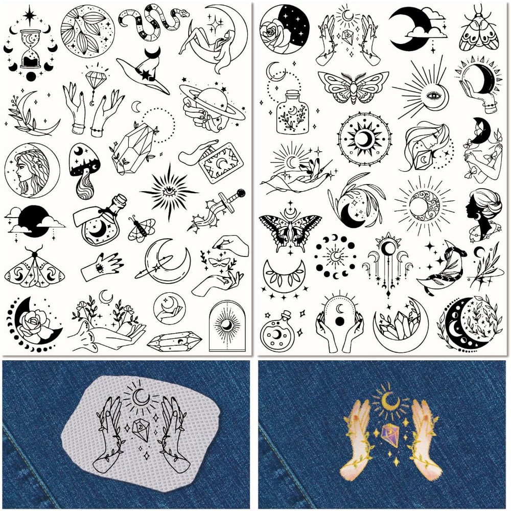 51 adet Boho Ay Güneş Suda Çöz - Embroidery Stitches incelemesi ve fiyatı